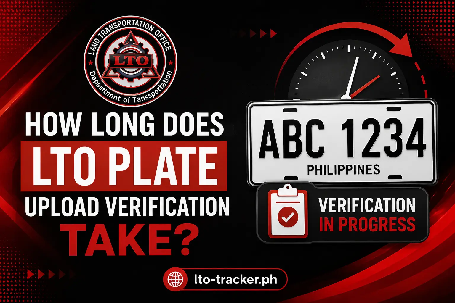 How Long Does LTO Plate Upload Verification Take