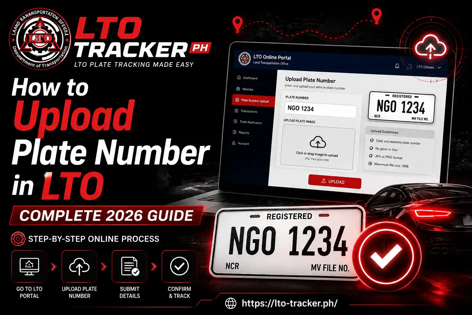 How to Upload Plate Number in LTO Complete 2026 Guide