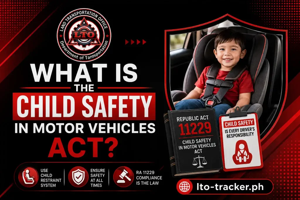 Child Restraint System in Motors vehicles Act